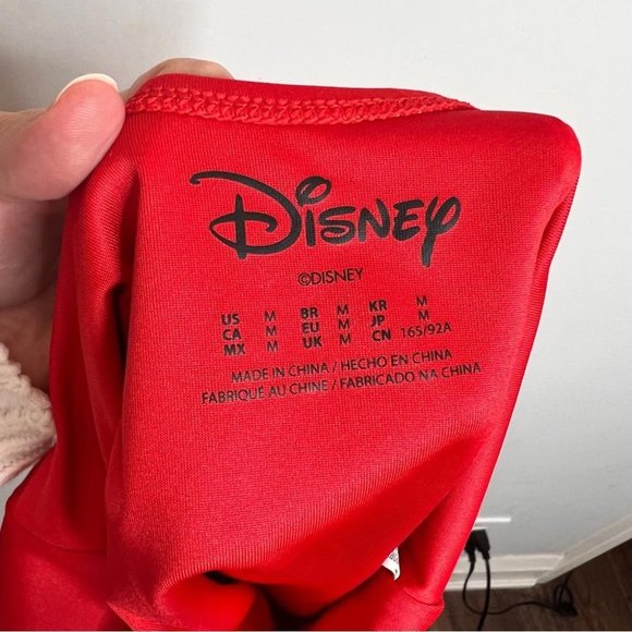 Disney Womens Size Medium Red Mickey Mouse One Piece Swimsuit American Original - Picture 5 of 8